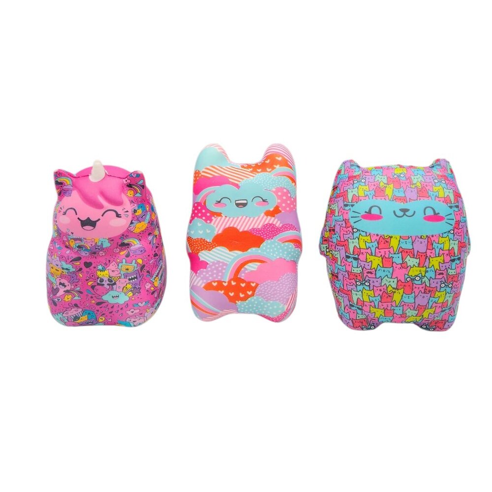 Orb Toys Soft'n Slo Squishies Designerz Pack of 3 Collectible